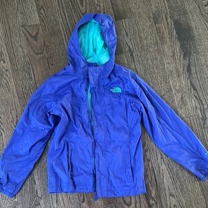 The North Face Blue Raincoat Lightweight Full-Zip